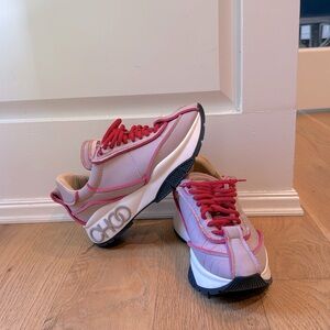 JIMMY CHOO Sneakers (with 2” hidden wedge), Size 39 (9 US)